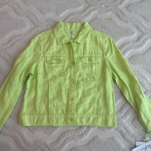Lulu-B Lime Utility Jacket